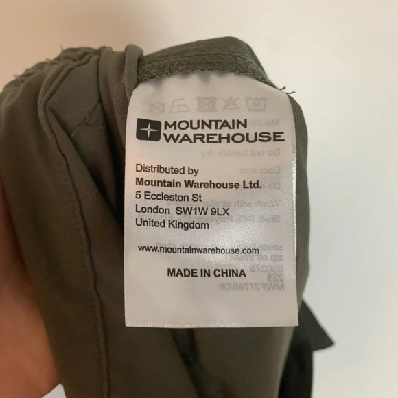 mountain warehouse men’s stride lightweight stretch short zip off  trouser Sz 30 - Picture 5 of 13